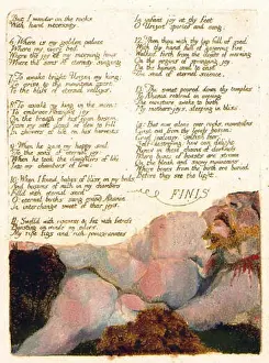 Poetic Prints: English: Plate from The Book of Ahania