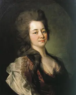 English: Portrait of Maria Alexeevna Lvova (Djakova)(1755-1807) ???????: ??????? M???? ?????????? ??????? (???????)