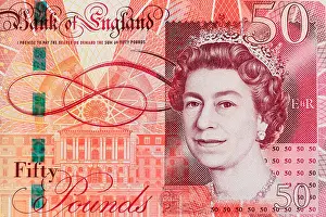 Bank Note Prints: English pound currency notes