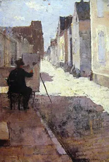 Impressionistic Prints: English: The Principal Street at Grez