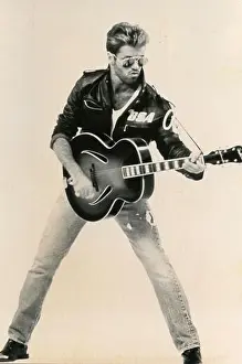 Musician Prints: English singer and songwriter George Michael, 1980s