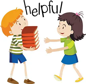 Helpful Prints: English vocabulary word helpful