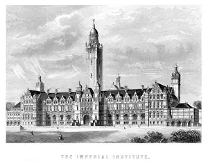 Institute Prints: engraved illustration of the Imperial Institute