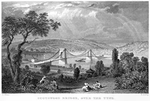 Pictures Prints: An engraving entitled 'Scotswood Bridge