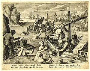 This engraving, after Jan van der Straet and published by Philips Galle