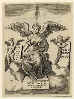 Tablets Prints: Engraving Plate 130 by Giulio Bonasone