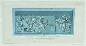 Enlightenment Prints: Engraving presents an uncaptioned composition attributed to Laurent Guyot within eighteenth century French printmaking