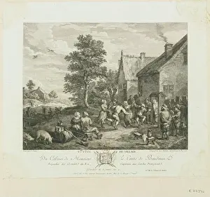 Eighteenth Prints: Engraving presents Village Festival after D