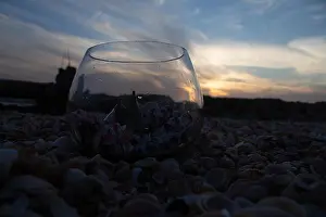 Fisherman Prints: enjoying the last light of the day with the amazing view of the sea and the colors the sunset make in the sky