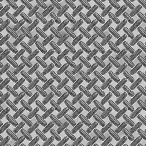Polished Prints: enormous sheet of diamond plate metal