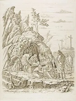 The Entombment, 1485/90, possibly printed in the 18th century