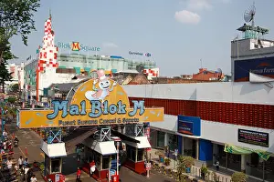 Jakarta Prints: Entrance to Blok M shopping mall in Jakarta, Indonesia