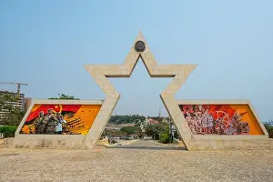 Angola Prints: Entrance to the Fortaleza de Sao Miguel or Saint Michael Fortress now the Museum of the Armed Forces