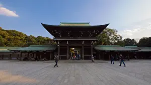 Shibuya Prints: Entrance to Meiji Shrine Courtyard