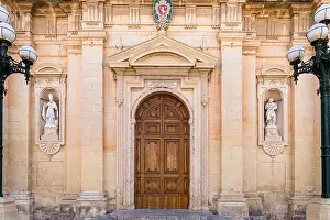 Maltese Prints: Entrance to Parish Church of St Paul & Grotto Of St Paul, Rabat, Malta