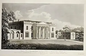 Aquatint Prints: Front Entrance of Selwood Park (Silwood Park)