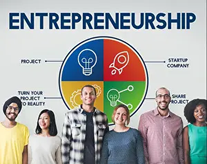 Developer Prints: Entrepreneurship Tycoon Small Business Enterprise Concept