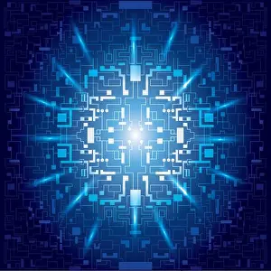 Eps10 Prints: eps 10 - abstract background with matrix