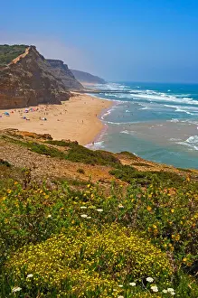 People Persons Prints: Ericeira, Praia do São Julião, São Julião Beach, Mafra, Portugal, Europe