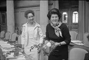 Erste Frauen im Nationalrat / First elected women in the national government--- Nationalrätinnen Tilo Frey und