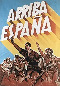 Cartel Prints: España. Guerra civil (1936-1939). Cartel nacional. Año 1938