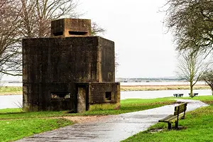 Defences Prints: Essex countryside uk coalhouse fort east tilbury pillbox