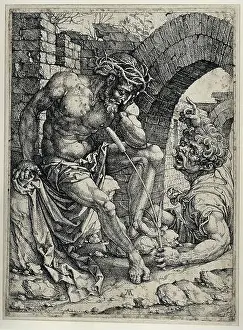 Suffering Prints: This etching by Jan Gossaert depicts Christ being mocked during his Passion