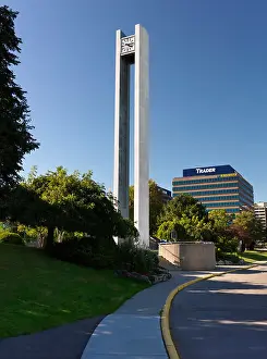Canadian North Prints: Etobicoke Civic Centre clock tower. Toronto, Ontario, Canada