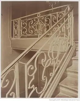 Street View Prints: Eugène Atget's photograph shows the staircase at 7 Rue de l'Estrapade