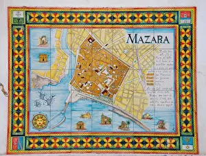 Paintings Prints: Europe, Italy, Sicily, Mazara del Vallo, the kasbah