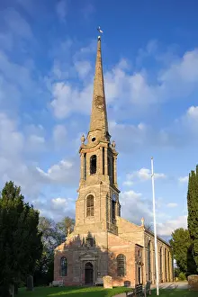Worcestershire Prints: Evening light on St Bartholomew's Church, Tardebigge, Worcestershire, England, UK
