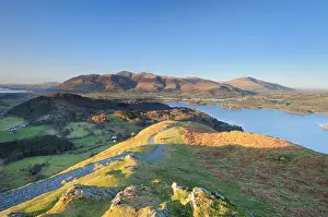 Fells Prints: Evening spring sunshine on Skelgill Bank