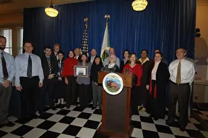 2008 Prints: Event at Main Interior honoring contributions to Interior's Fiscal Year 2008 Performance and Accountability Report