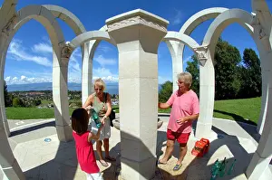 Origin Prints: Evian, water source for locals to collect free Evian mineral water