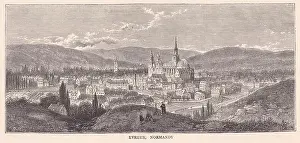 Paper Ephemera Prints: Evreux, Normandy 1800s