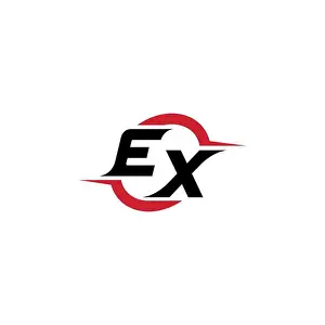 Gamer Prints: EX initial logo cool and stylish concept for esport or gaming logo as your inspirational