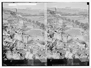 Excavations Prints: Excavations on the grounds of the Assumptionists in Jerusalem reveal a broad view of the ongoing archaeological work