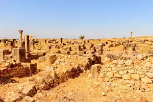Deteriorated Prints: Excavations of Volubilis, an excavated Berber and Roman city in Morocco