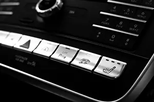 Exhaust Prints: A Exhaust Valve Activation Button Inside the 2017 Mercedes Benz A45 AMG