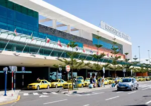 Take Off Prints: Exterior of Madeira Airport terminal building