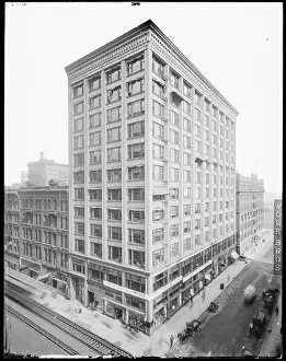Diminishing Perspective Prints: Exterior view of the Powers Building