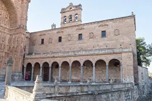 Heritage Site Prints: Exterior views facade of San Esteban Convent in Salamanca (Spain)