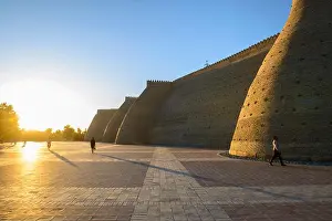 Backlight Prints: Exterior wall of the Ark (fortress) of Bukhara, Uzbekistan