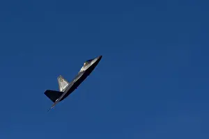 Demo Prints: An F-22 Raptor from the Air Combat Command F-22 Demonstration Team at Langley Air Force Base