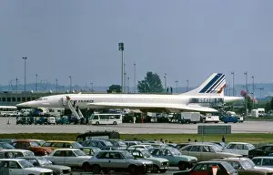 Airport Prints: F-BVFC Air France Concorde 209 on the ramp at Paris CDG (Roissy)