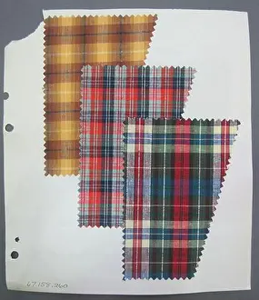 Mid Century Prints: Fabric Swatch Fab-Tex Inc.. 1963-1966