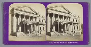 Parliament Prints: Facade of the congress of representatives in Madrid