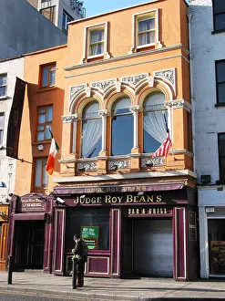 Social Prints: Front facade of Judge Roy Beans pub Dublin