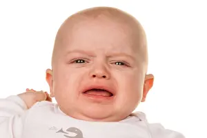 Kind Prints: Face of a crying, sad babies