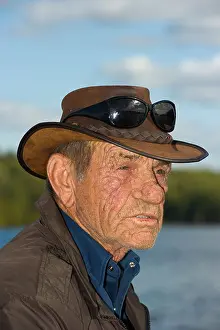 Angler Prints: Face of a weathered fishing guide